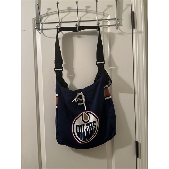 Pro-FAN-ity by Littlearth NHL Edmonton Oilers Jersey Crossbody Purse Bag - Picture 1 of 13